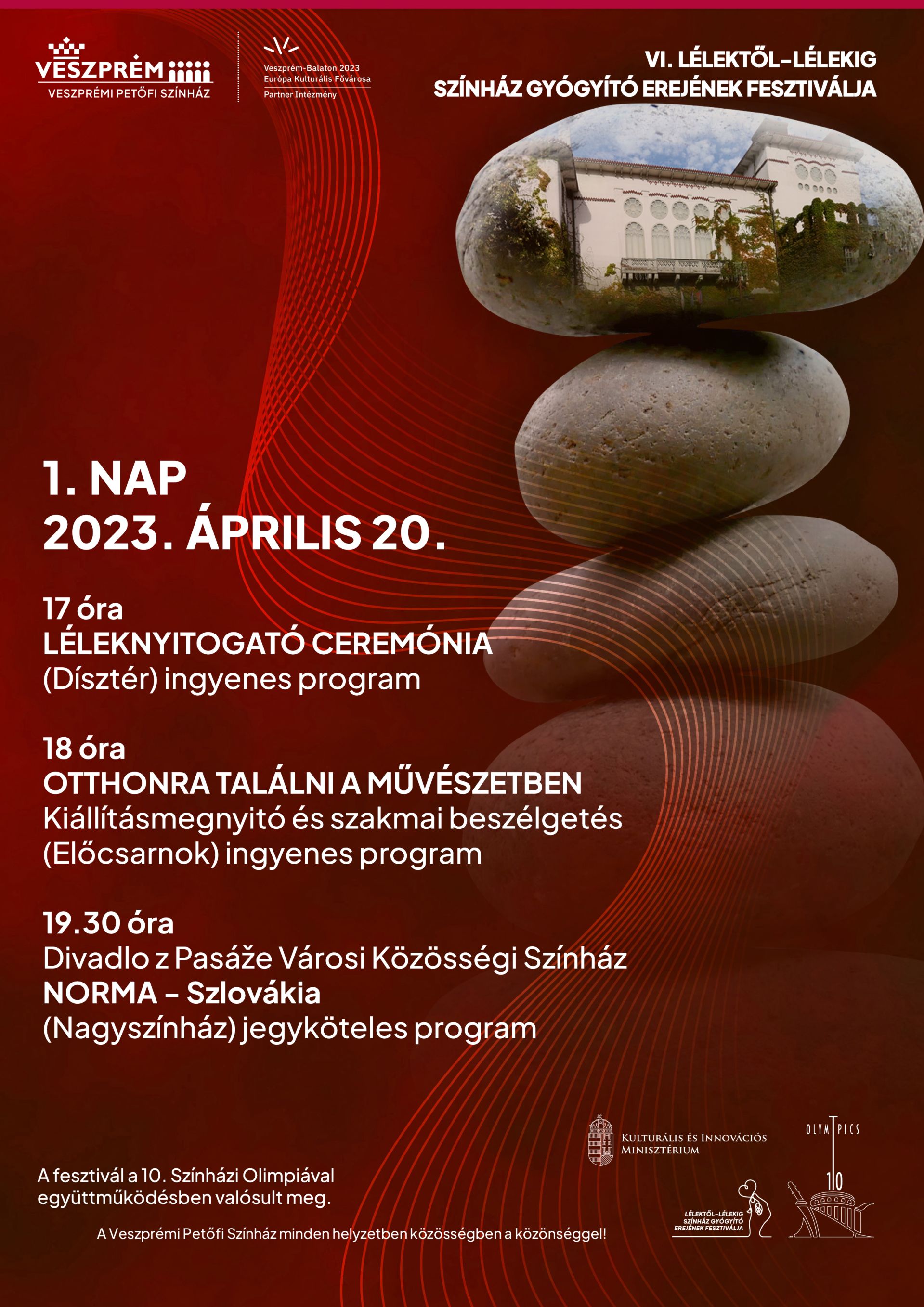 Támogat, elgondolkodtat, szemeket nyit fel, gyógyít: A VI. Lélektől-lélekig Színház Gyógyító Erejének Fesztiváljának első napja