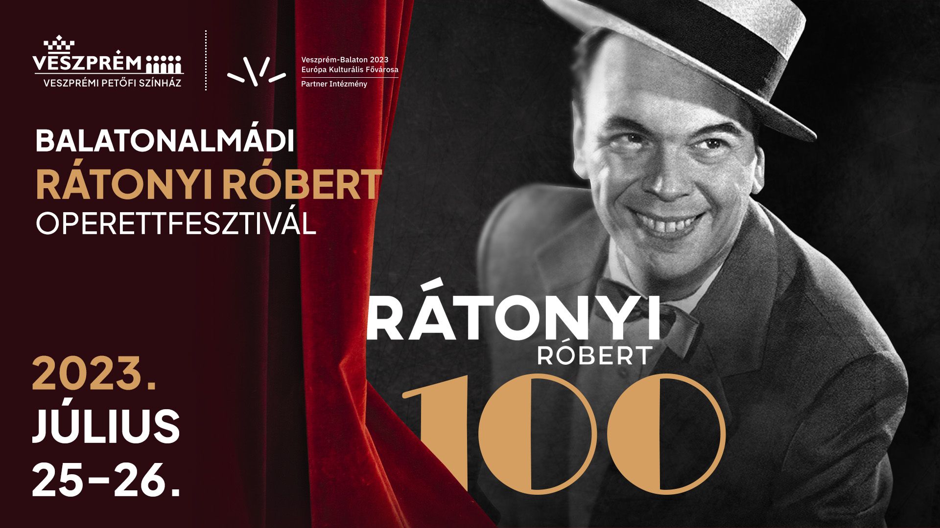 RÁTONYI RÓBERT OPERETTFESZTIVÁL BALATONALMÁDIBAN - PROGRAMVÁLTOZÁS