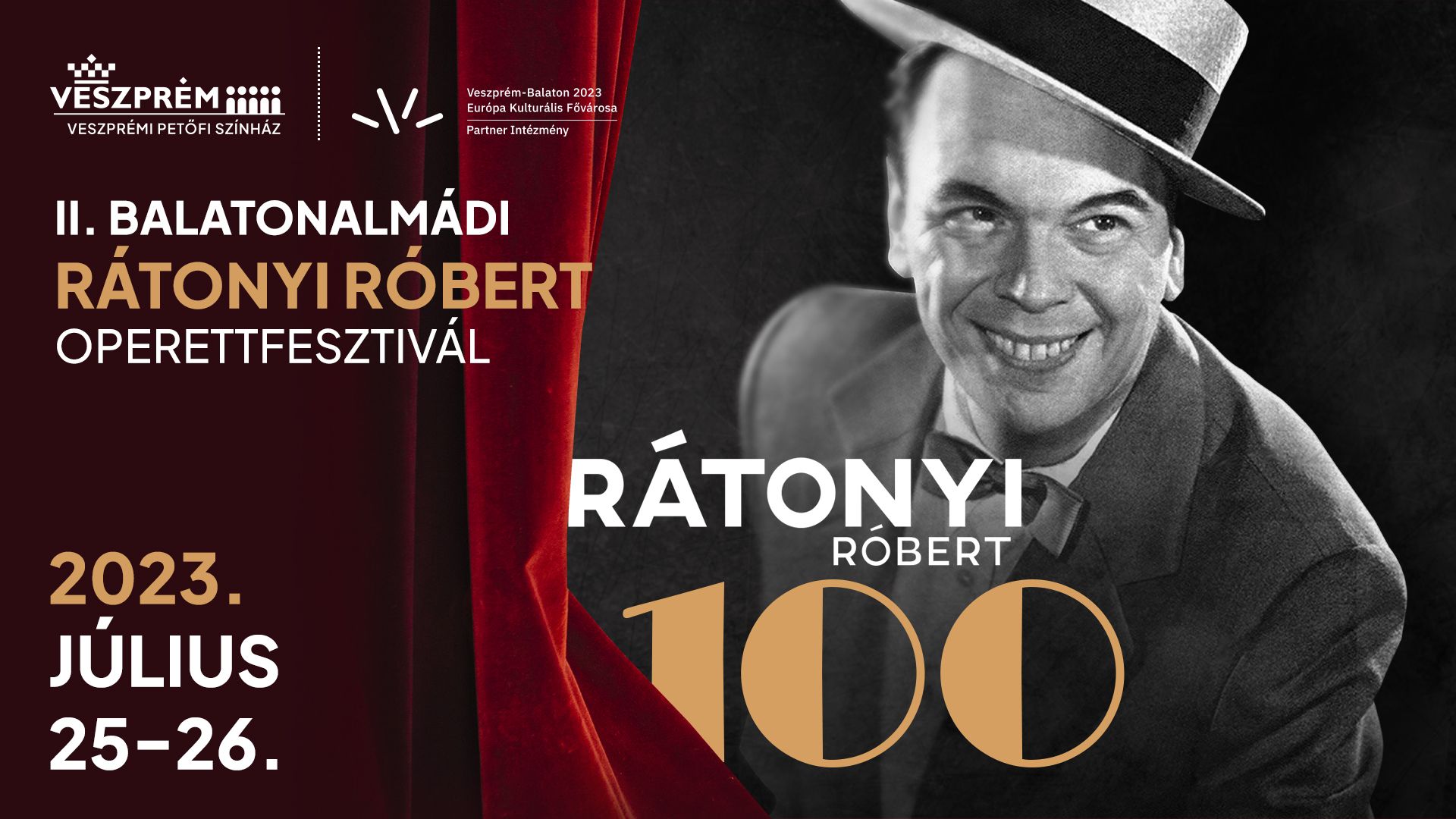 Idén nyáron újra Rátonyi Róbert Operettfesztivál Balatonalmádiban!