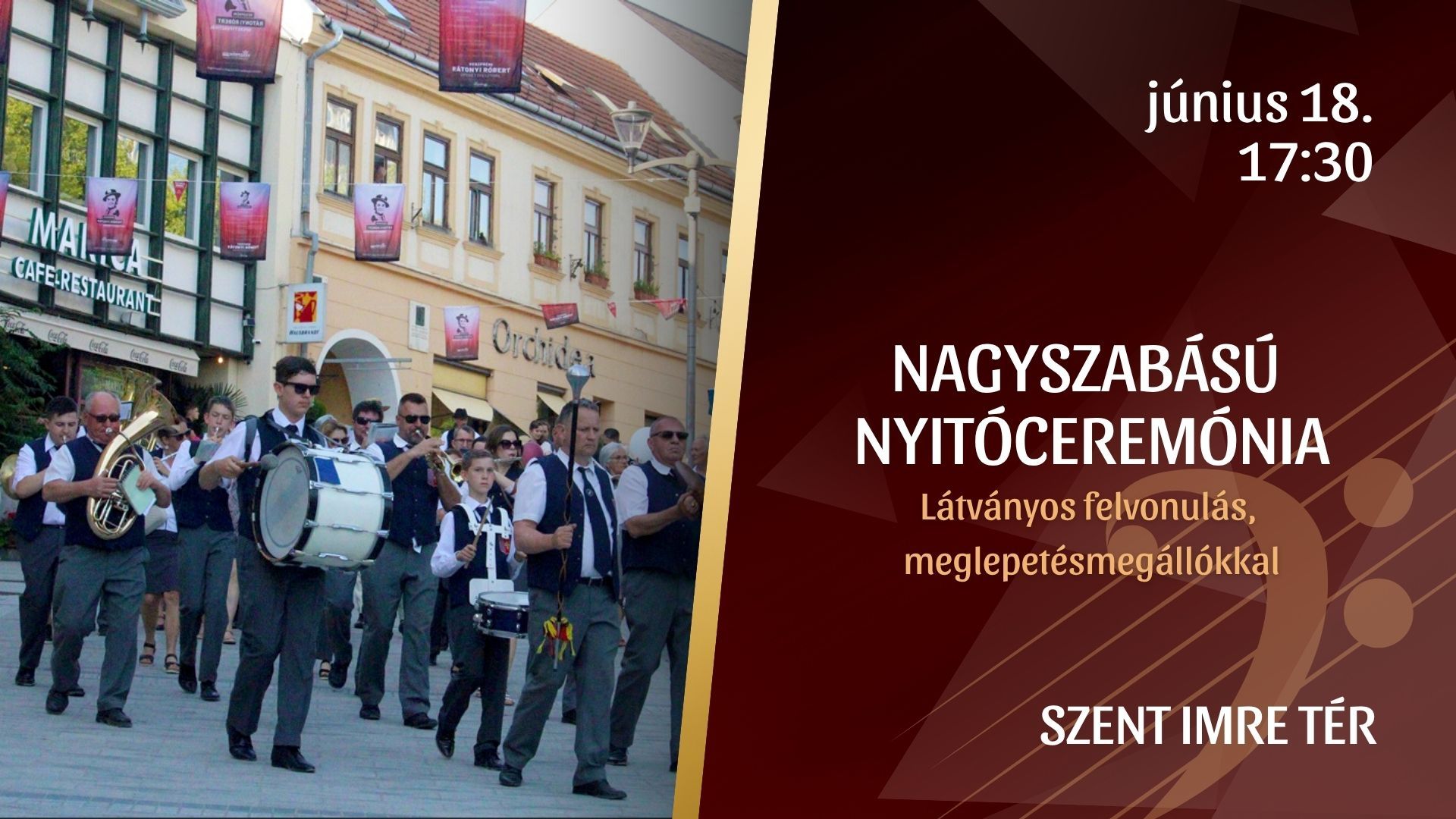NAGYSZABÁSÚ NYITÓCEREMÓNIA