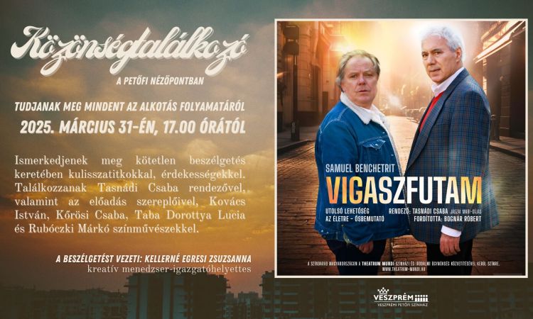 Közönségtalálkozó - VIGASZFUTAM