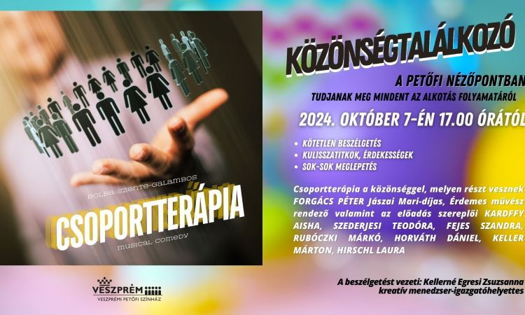 Csoportterápia-közönségtalálkozó