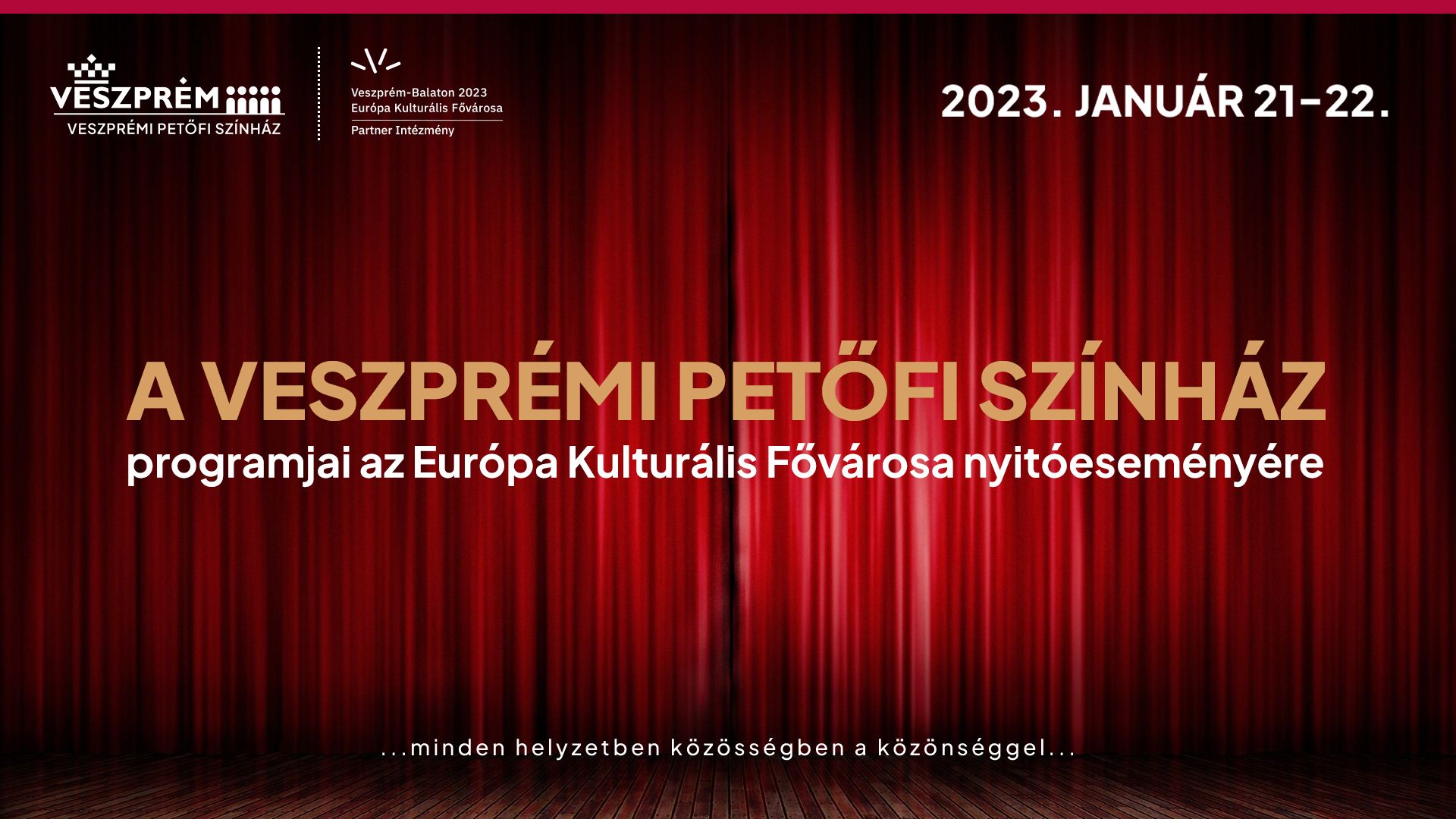 Színes, kulturális, látványos programokkal készülünk az EKF nyitóeseményére!