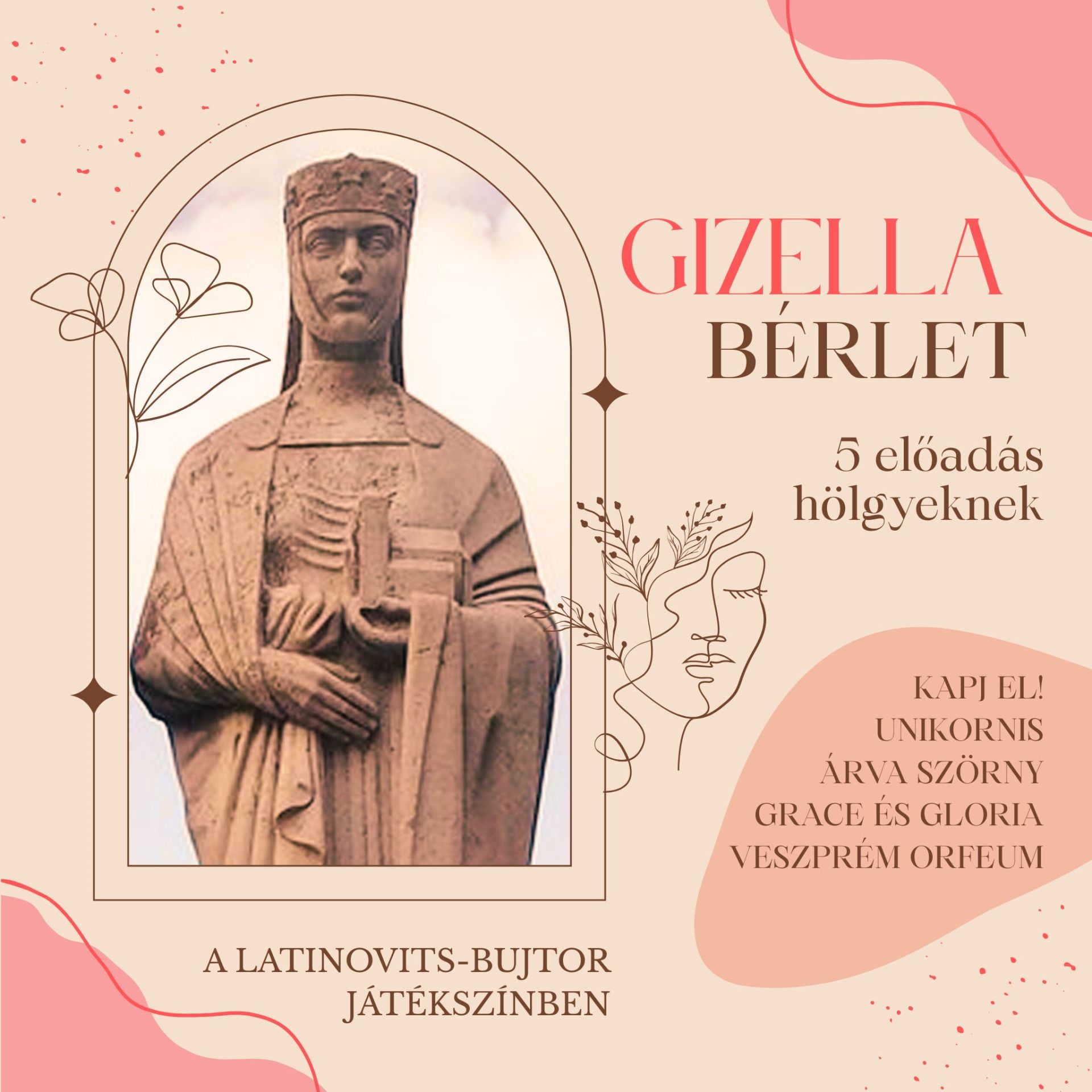 Újdonság csak nőknek: Gizella-bérlet!
