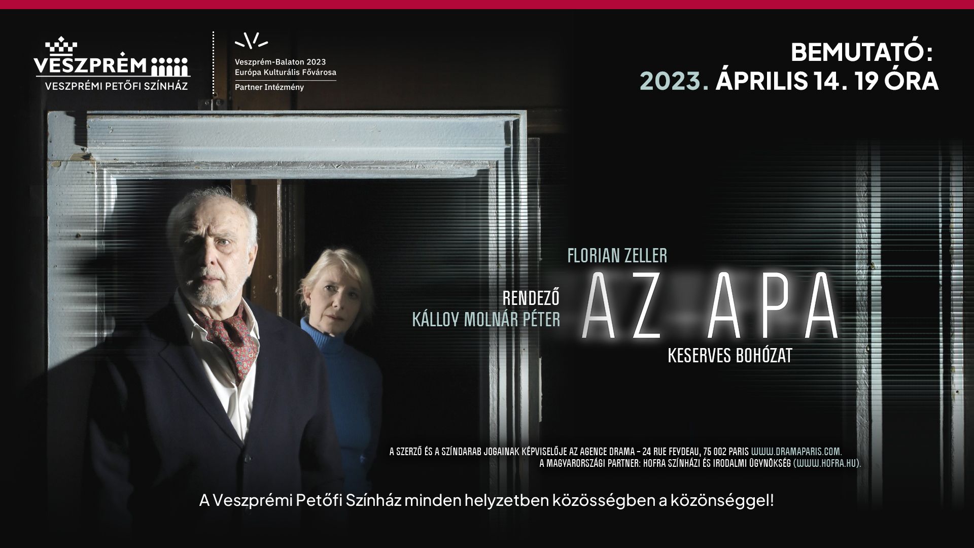 „Hiteles és mégis szórakoztató” – Az apa című előadás rendezője, Kálloy Molnár Péter