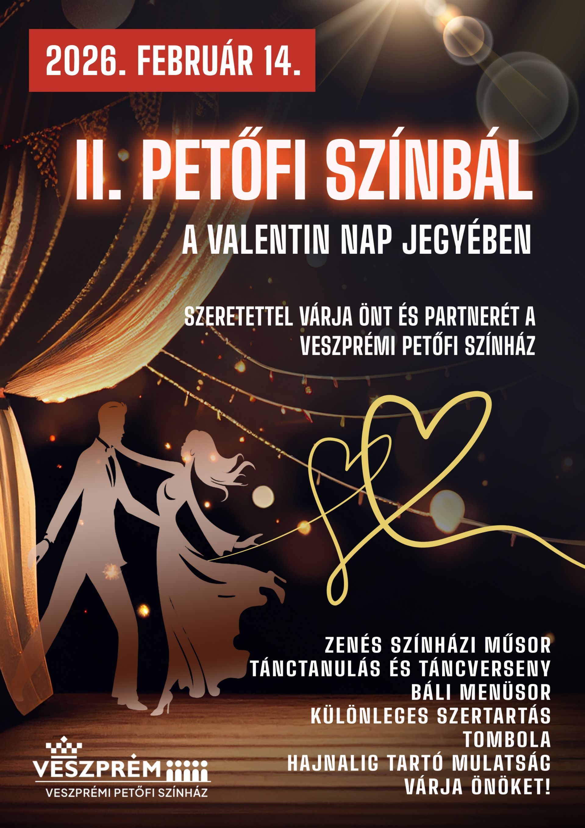A farsang csúcspontja: II. Petőfi SzínBál