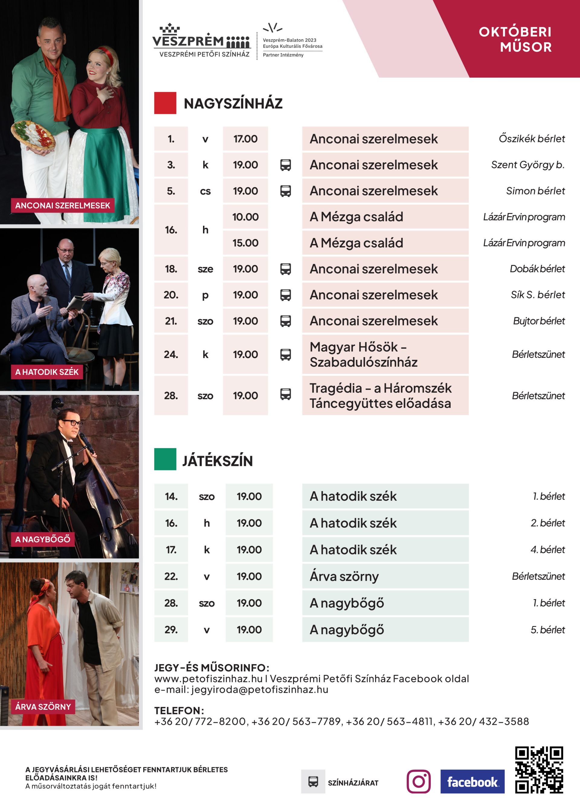 OKTÓBER HAVI MŰSOR