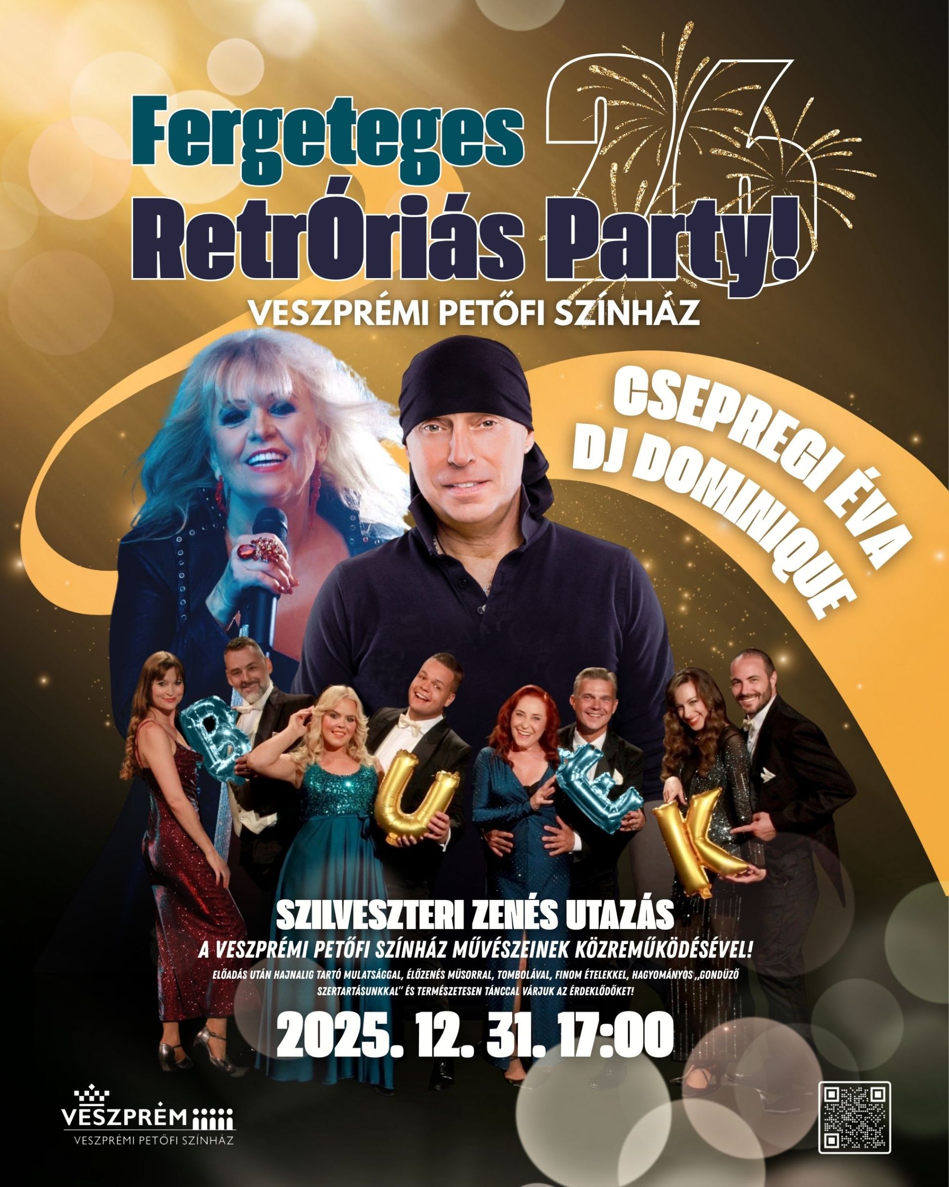 Ha szilveszter éjjel, akkor Veszprémi Petőfi Színház!