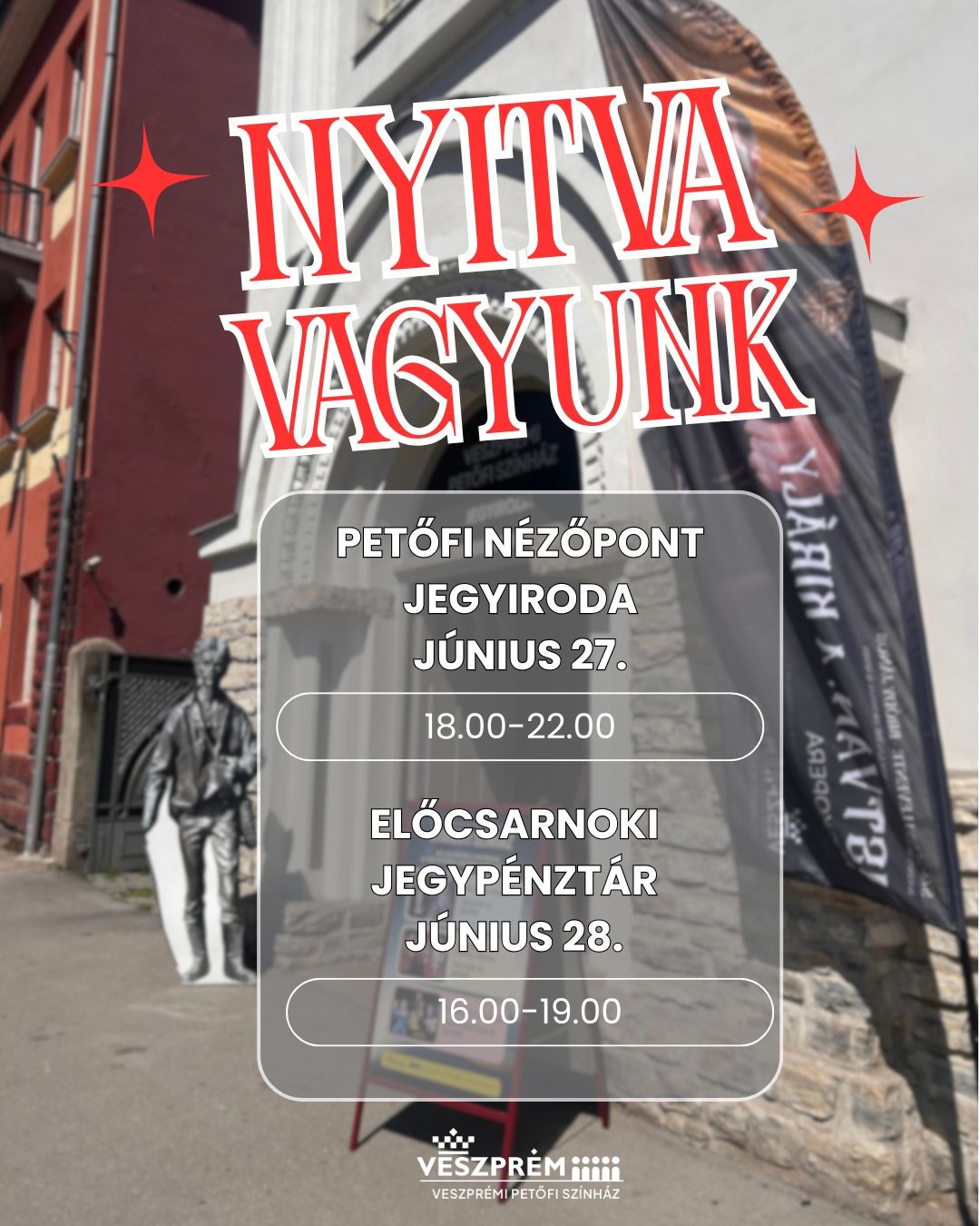 Rendkívüli hétvége – rendkívüli nyitvatartás!