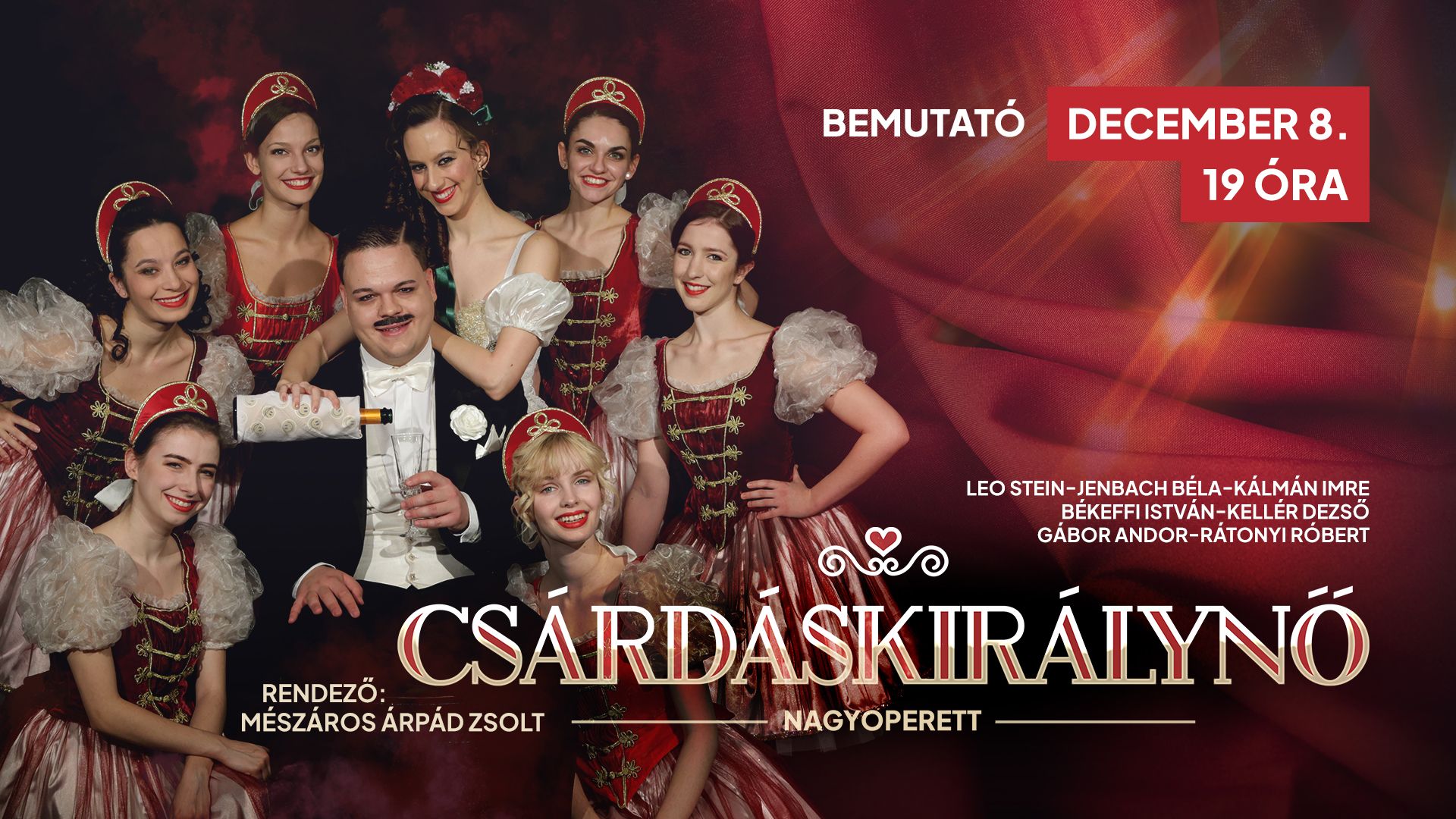 A Csárdáskirálynő rendezője, Mészáros Árpád Zsolt: „Én úgy rendeztem ezt az operettet, ahogy én szeretném, hogy engem rendezzenek”