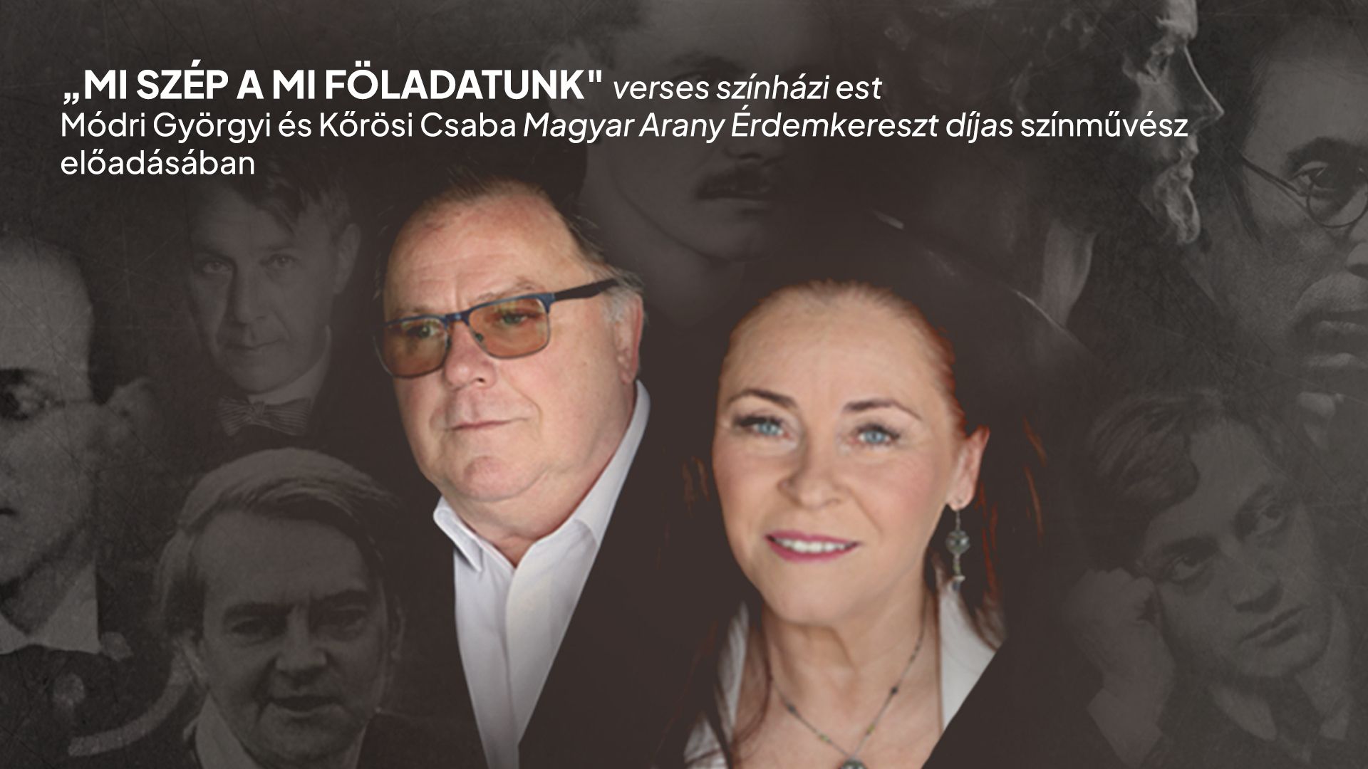 „Miből lettünk, mivé leszünk” – Kőrösi Csaba a „Mi szép a mi föladatunk” verses-zenés bemutatóról
