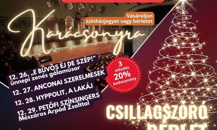 Csillogó szemek karácsonykor: Csillagszóró-bérlet!