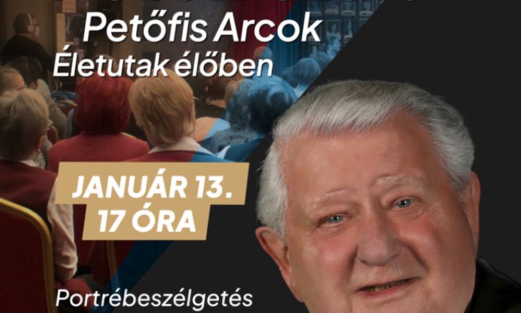 A Különleges Petőfi Szalon első vendége 2026-ban: Vajda Károly színművész