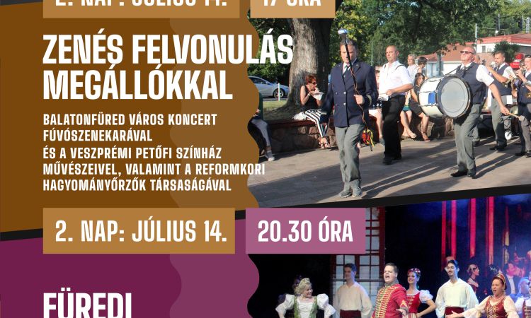 Operettkavalkád a füredi nyárban